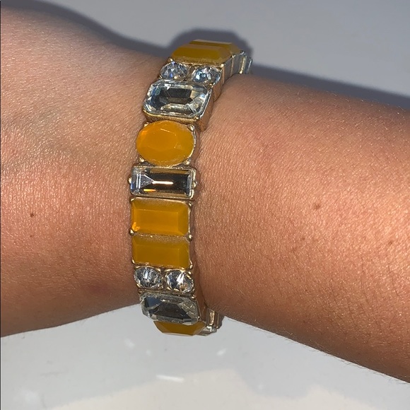 J. Crew Jewelry - J. Crew Stretchy Gem Bracelet in Mustard Yellow J. Crew Jewelry - J. Crew Stretchy Gem Bracelet in Mustard Yellow